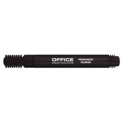 Marker permanentny, pisak OfficeP, okrągły, 1-3mm (linia) czarny