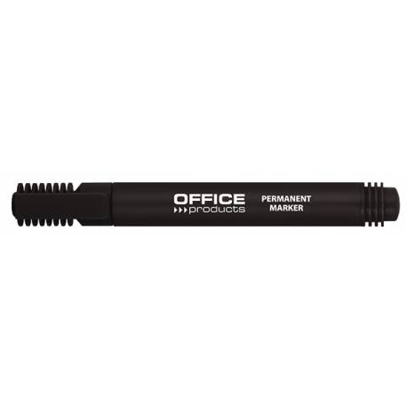 Marker permanentny, pisak OfficeP, okrągły, 1-3mm (linia) czarny
