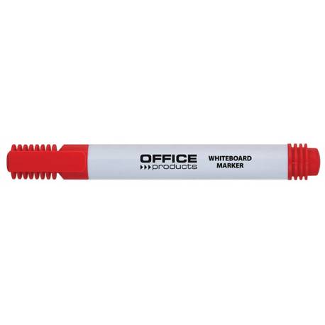 Marker suchościeralny, pisak do tablicy, OfficeP, okrągły, czerwony
