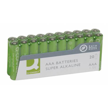 Baterie alkaliczne Q-Connect AAA, LR03, 1, 5V, 20szt.