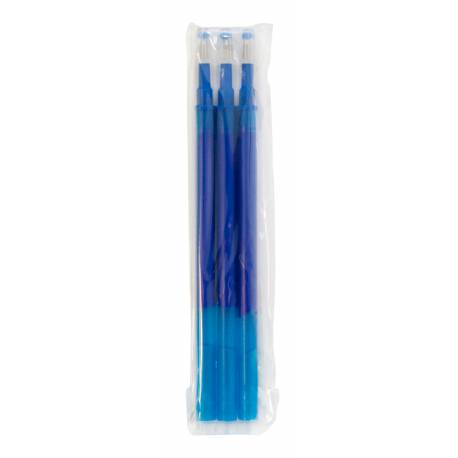 Wkład do długopisu wymazywalnego Q-Connect, 1,0mm, 3szt, niebieski