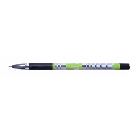 Długopis żelowo-fluidowy Q-Connect 0,5mm, czarny