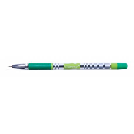 Długopis żelowo-fluidowy Q-Connect 0,5mm, zielony