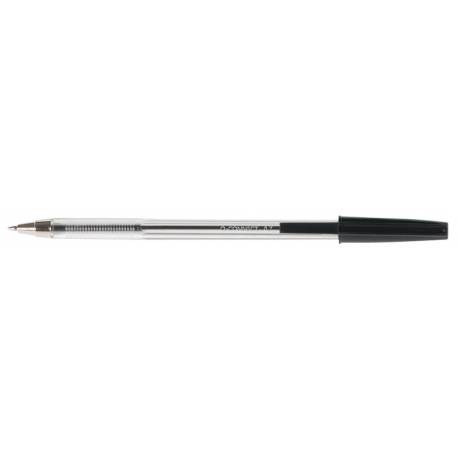 Długopis Q-Connect z wymiennym wkładem 0,7mm (linia) czarny
