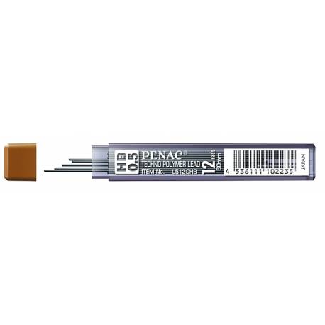 Grafity do ołówków automatycznych PENAC, wkłady 0,5mm, HB