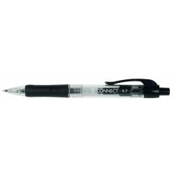 Długopis automatyczny Q-Connect 1, 0mm, czarny