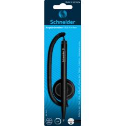 Długopis Klick-Fix-Pen Schneider, na sprężynce, samoprzylepny, M, czarny