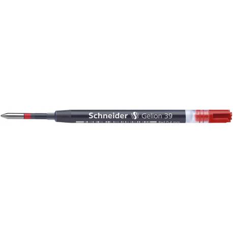 Wkład Gelion 39 do długopisu Schneider, format G2, czerwony