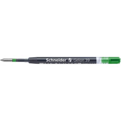 Wkład Gelion 39 do długopisu Schneider, format G2, zielony