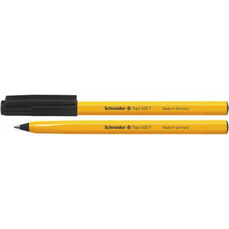 Długopis Schneider TOPS 505 orange, F, czarny