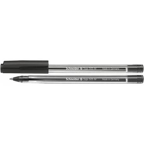 Długopis Schneider TOPS 505 cristal, M, czarny