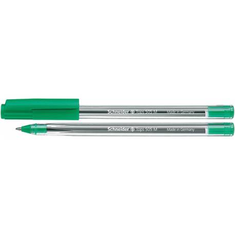 Długopis Schneider TOPS 505 cristal, M, zielony