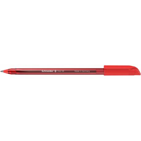 Długopis Schneider VIZZ, M, 1szt, czerwony