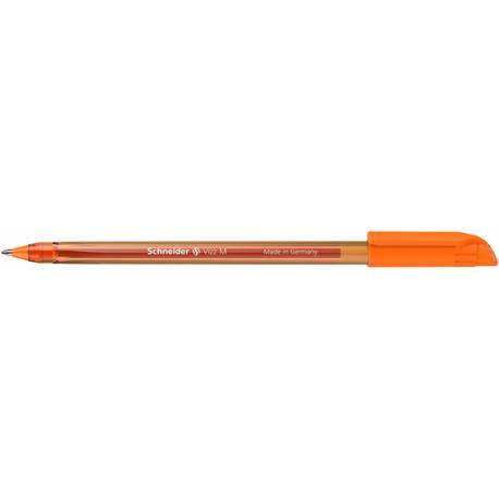 Długopis Schneider VIZZ, M, 1szt, pomarańczowy