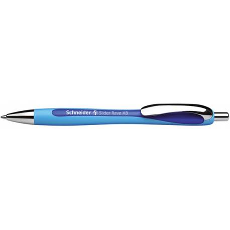 Długopis Schneider Slider Rave pstrykany, XB, niebieski