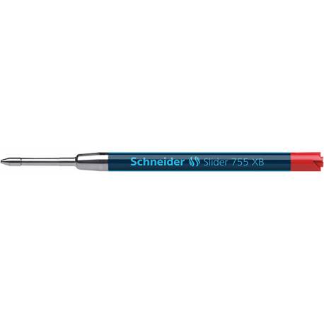 Wkład Slider 755 do długopisu Schneider, XB, format G2, czerwony