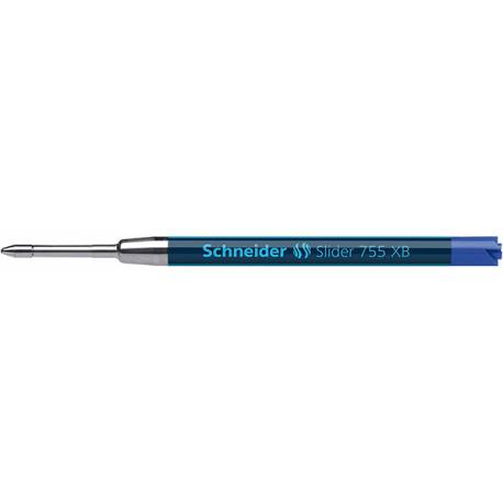 Wkład Slider 755 do długopisu Schneider, XB, format G2, niebieski
