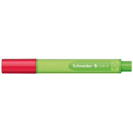 Cienkopisy do rysowania, kolorowe, Schneider Link-It, 0,4mm, czerwony