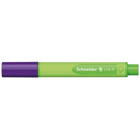 Cienkopisy do rysowania, kolorowe, Schneider Link-It, 0,4mm, ciemnofioletowy