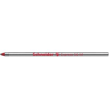 Wkład Express 56 M do długopisu Schneider, M, format D, czerwony