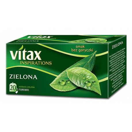 VITAX INSPIRATIONS, zielona herbata, 20 torebek