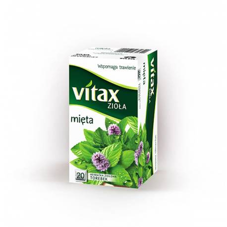 VITAX herbata ziołowa, miętowa, 20 Torebek