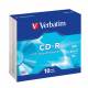 Płyta VERBATIM CD-R slim 10, 700MB 52x, ekstra ochrona