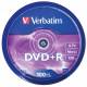 Płyty VERBATIM, płyta DVD+R cake box 100, 4.7GB 16x, Matt Silver