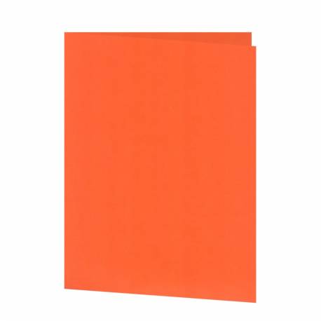 Teczka folder, obwoluta papierowa A4, pomarańczowa, 215x305mm, 5 sztuk