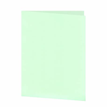 Teczka folder, obwoluta papierowa A4, j.zielona, 215x305mm, 5 sztuk