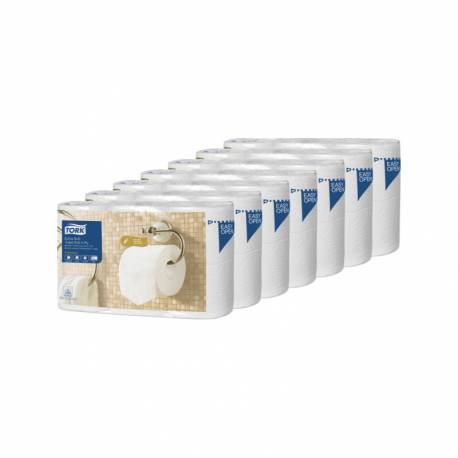 Tork ekstra miękki papier toaletowy w rolcekonwencjonalnej, , 110405, 7 op. x 6 rolek 7322540366419