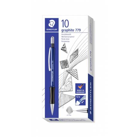 Ołówek Staedtler, ołówek automatyczny Graphite, 0.7 mm, niebieska obudowa