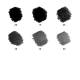 Ołówek Mars Lumograph black, sześciokątny, 6 szt. (2B, 4B, 6B, 8B), Staedtler