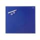 Szklana tablica magnetyczna, suchościeralna tablica Nobo Diamond 450 x 450 mm, niebieska 