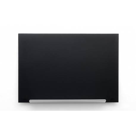 Szklana tablica magnetyczna, suchościeralna tablica Nobo Impression Pro, czarna (126,4 x 71,1cm)