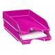 Kuweta na dokumenty, szufladka na biurko CEPPro Gloss, różowa