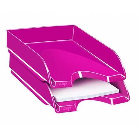 Kuweta na dokumenty, szufladka na biurko CEPPro Gloss, różowa
