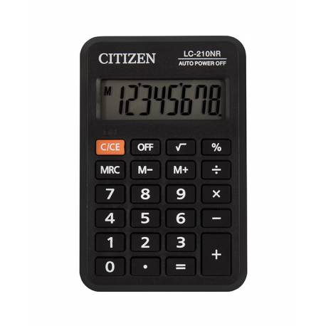 Kalkulator kieszonkowy CITIZEN LC-210N, 8 pozycyjny, zasilanie na baterie