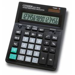 Kalkulator biurowy CITIZEN SDC664S, 16 pozycyjny, podwójne zasilanie