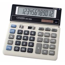 Kalkulator biurowy CITIZEN SDC-868L, 12 pozycyjny, podwójne zasilanie