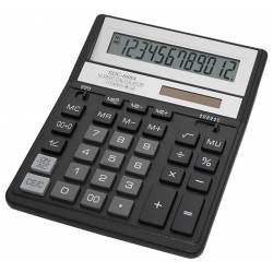 Kalkulator biurowy CITIZEN SDC-888XBK (Black) 12 pozycyjny, podwójne zasilanie