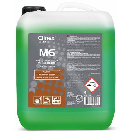Płyn Clinex M6 medium 5L 77-094, płyn do mycia mikroporowatych posadzek