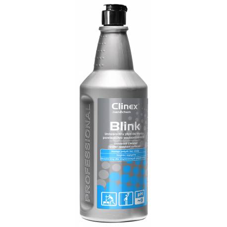 Płyn do czyszczenia, uniwersalny, Clinex Blink 1L, do mycia powierzchni wodoodpornych
