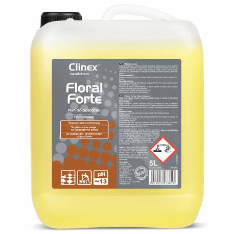 Płyn do mycia Clinex Floral Forte 5L 77-706, płyn do czyszczenia posadzek