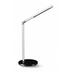 Lampka na biurko, lampka LED CLED-100, 3W, ze ściemniaczem, srebrno-czarna