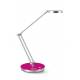 Lampka na biurko CEP CLED-400, 7, 5W, ze ściemniaczem, srebrno-różowa