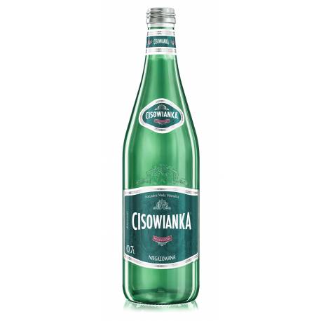 Woda w szklanych butelkach, Cisowianka Classique woda mineralna niegazowana, 700ml