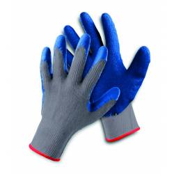 Rękawice ekon. Clinker HS-04-002 montażowe, rozm. 10, biało-niebieskie