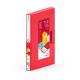 Teczka segregator, folder NEW BINDER MOXOM, plastikowy, A4/35 mm, czerwony