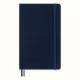 Notatnik A5, notes MOLESKINE Classic L 13x21cm w linie, twardy, sapphire blue, 400 str, niebieski